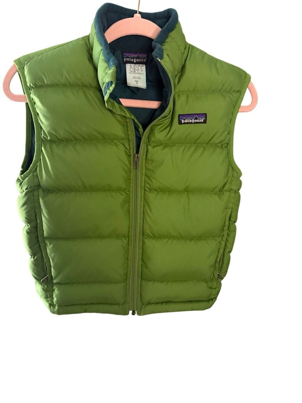 Patagonia Goose Down Puffer Vest Kids Size Small